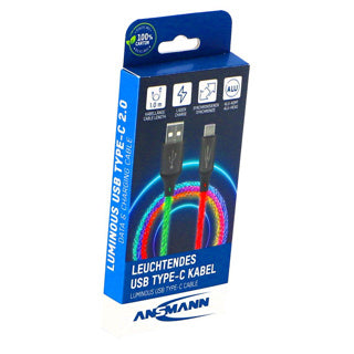 USB-kabel c lyser | 8 stykker