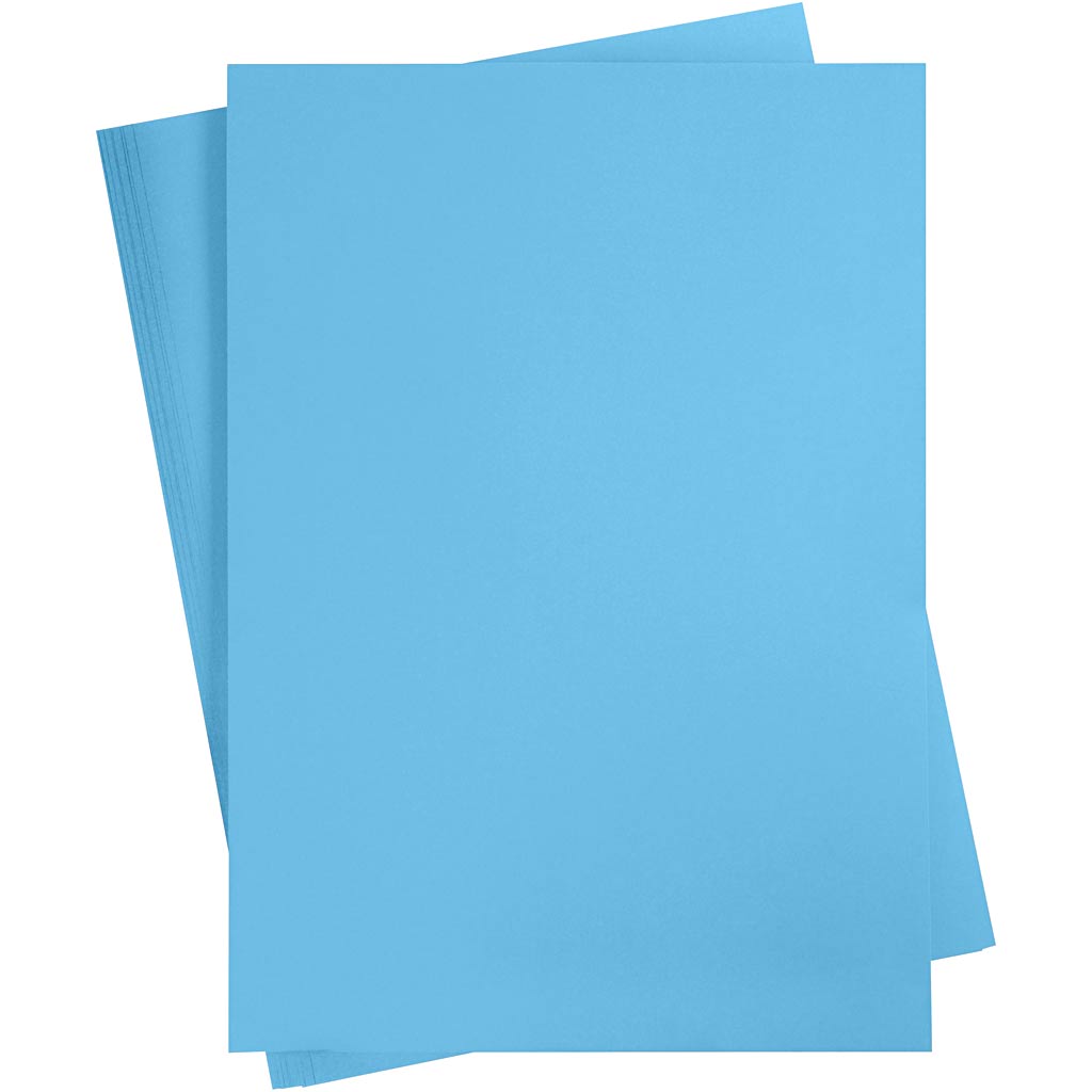 Creativ company colored cardboard, A2, sheet 420x594 mm, 180 g, blue, 10 sheets 1 box