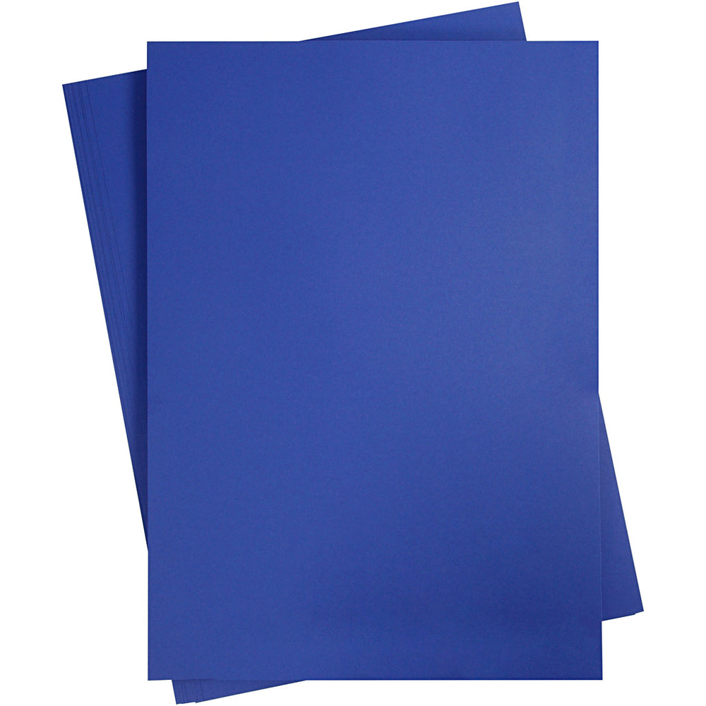 Creativ Company colored cardboard, A2, sheet 420x594 mm, 180 g, royal blue, 10 sheets 1 box