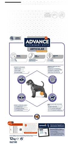 Advance Veterinary Diet Diet Stawy stawowe mniej kalorie S.