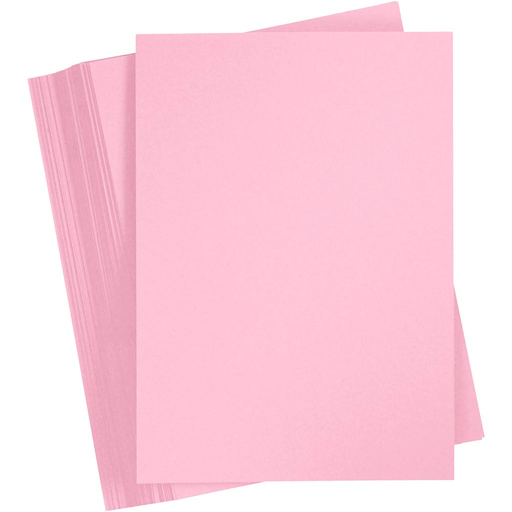 Creativ company colored cardboard, A5, 180 gr, light pink, 100 sheets 1 box