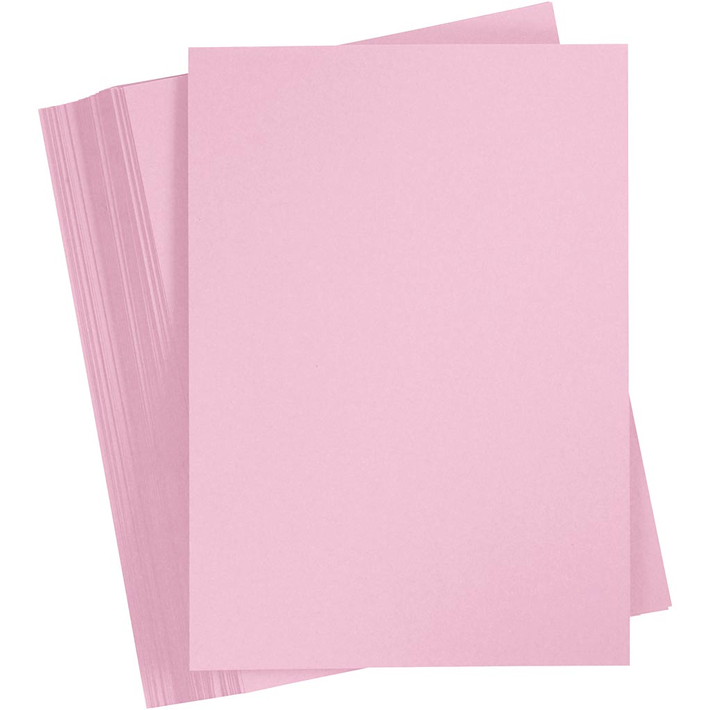 Creativ company colored cardboard, A5, 180 gr, light pink, 100 sheets 1 box