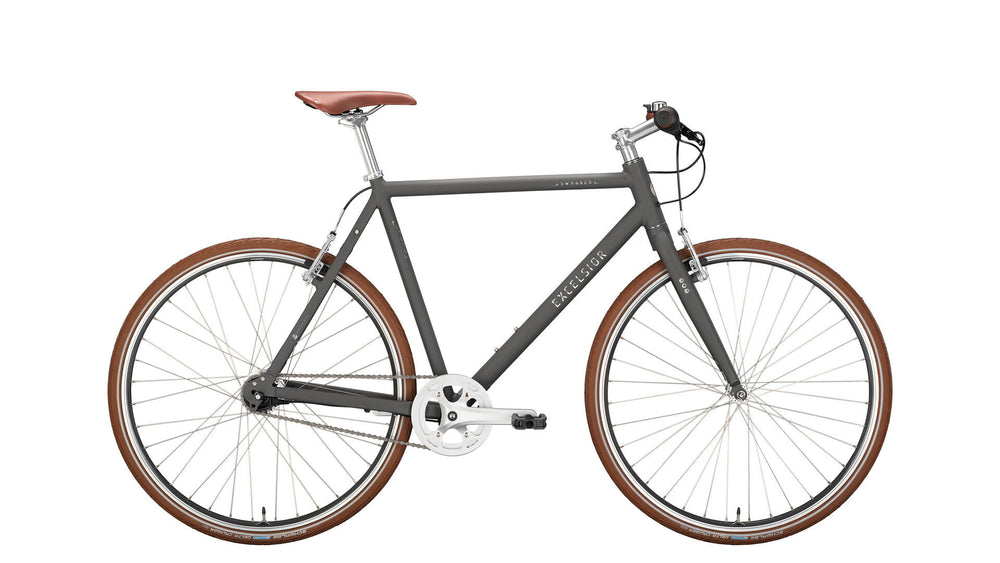 Excelsior urbanfiets swagger (#1) bike excels.swagger 28 61 diam. 7sp grey matt