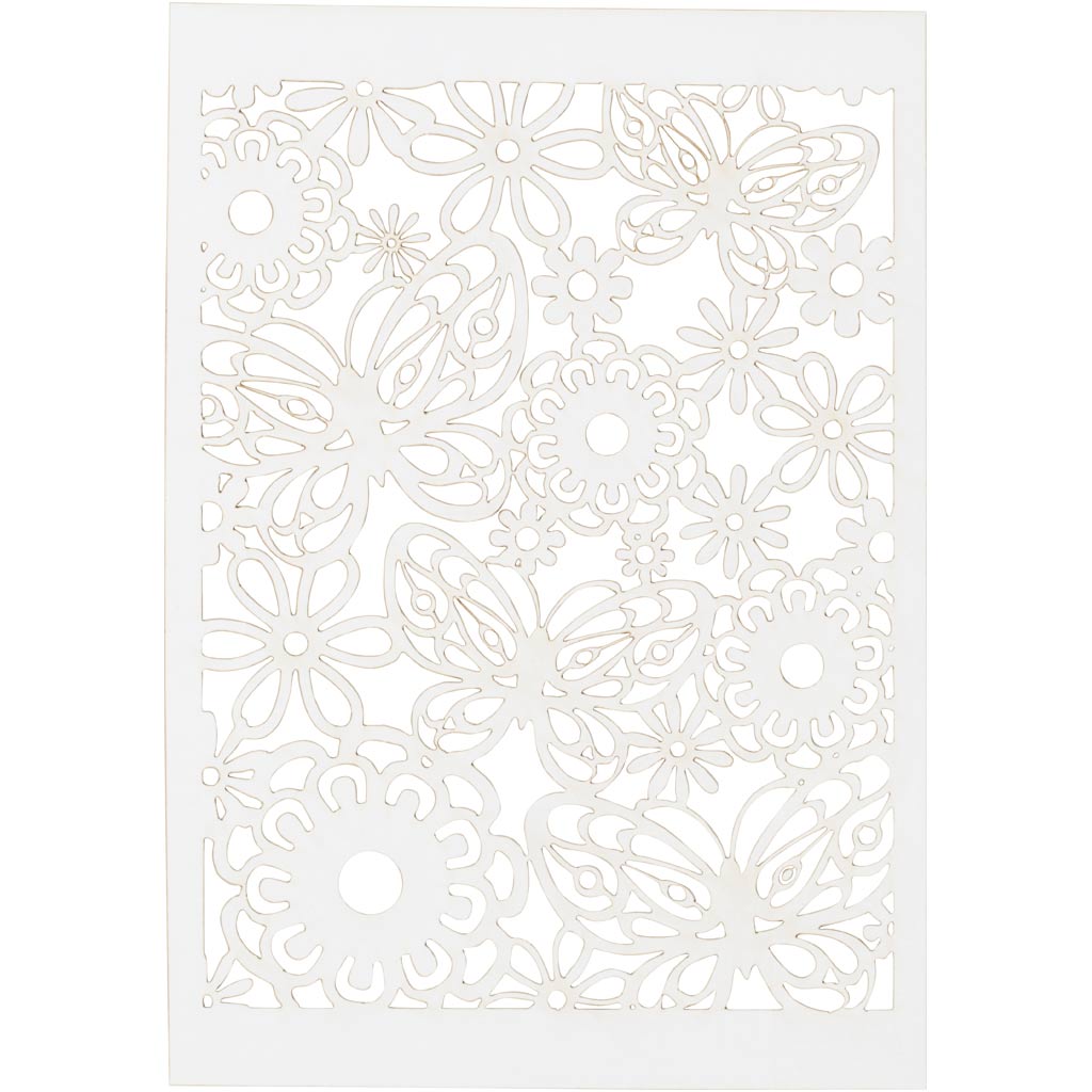 Creativ company patterned cardboard, sheet 10.5x15 cm, 200 g, white, 10 pieces 1 box