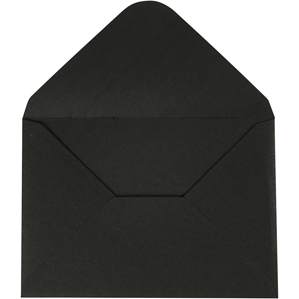 Creativ Company Envelope Black, 11,5x15cm, 10st.