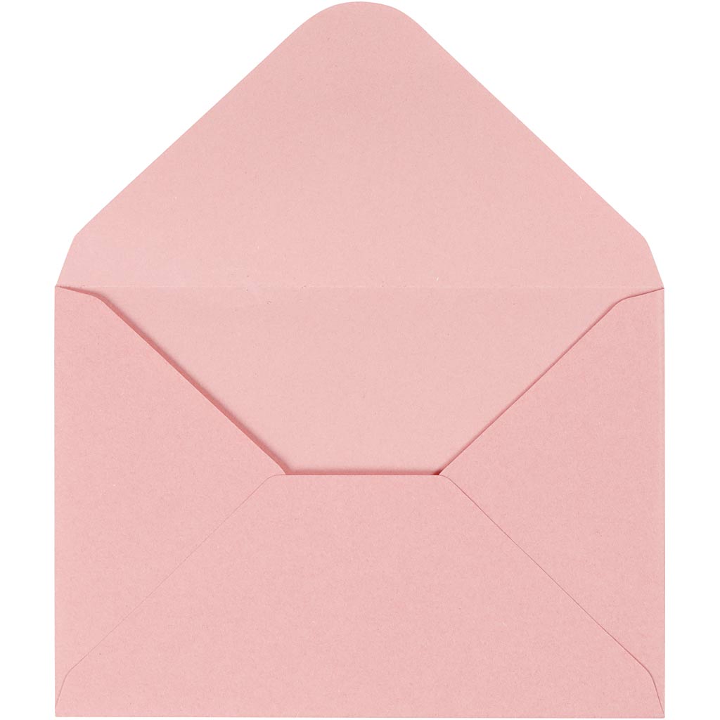 Creativ Company Enveloppe Light Red, 11,5x15cm, 10st.