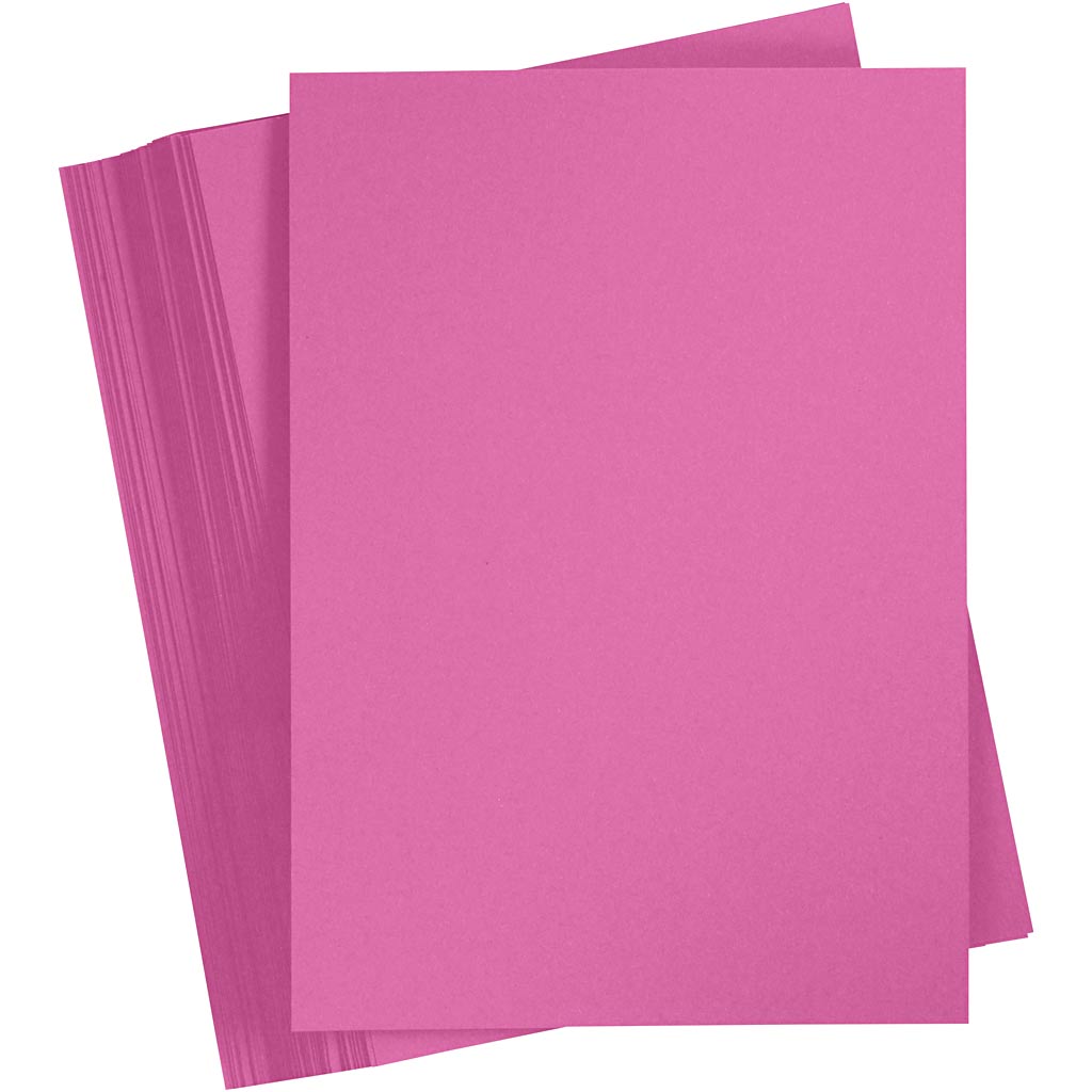 Creativ company colored cardboard, A4, sheet 210x297 mm, 180 g, pink, 100 sheets 1 box