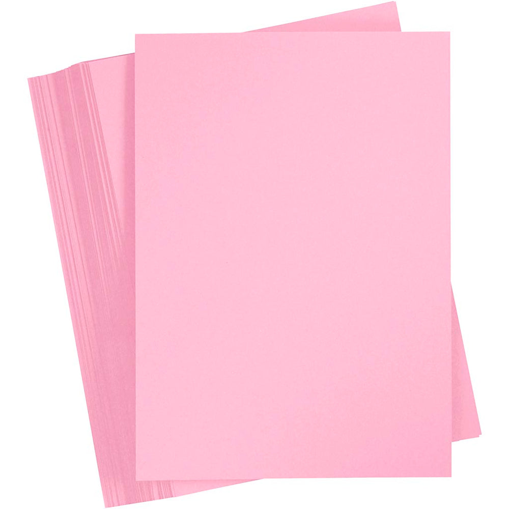 Creativ company colored cardboard, A4, sheet 210x297 mm, 180 g, light pink, 100 sheets 1 box