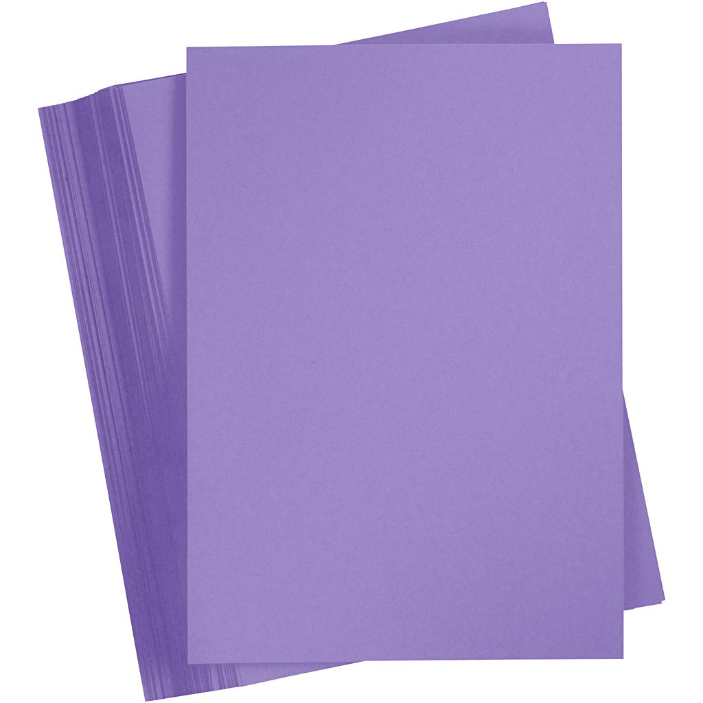 Creativ company colored cardboard, A4, sheet 210x297 mm, 180 g, purple, 100 sheets 1 box