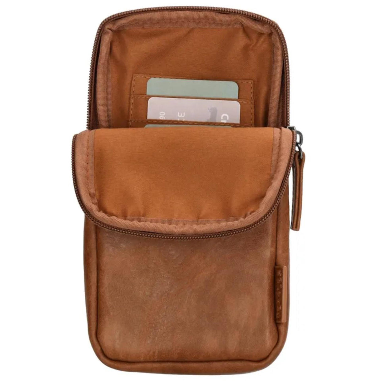 Beagles ferro telefoontasje bruin