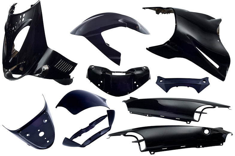 Edge Placeet 11 -Stück für Aprilia SR von Jahr 1997 bis 2004 - Black Metallic