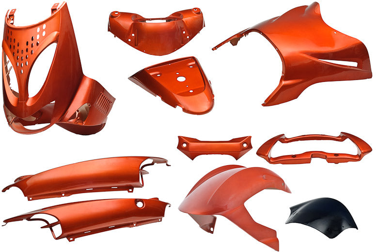 Edge plate set 11-piece for Aprilia SR from 1997 to 2004 - orange metallic