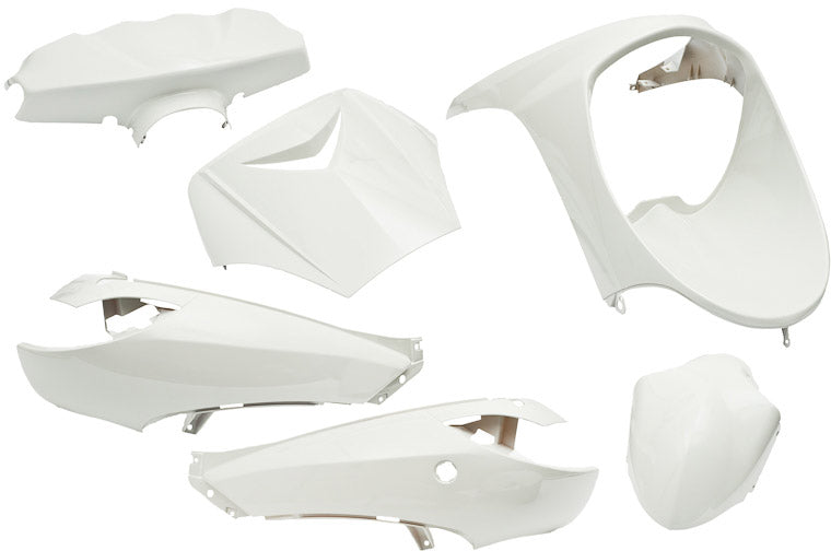 Edge Plate set vivacity up to 2008, 6-piece white gloss