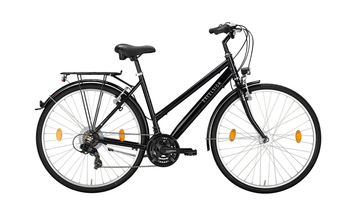 Excelsior trekkingfiets road cruiser 21 alu nd (#1) bike excels.road cruis.21 alu nd 28 46 21sp black