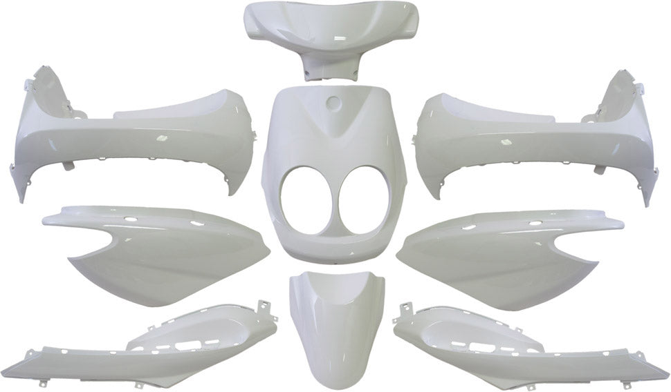 Edge Plate set neo's from 2008 2-stroke and 4-stroke model 9-piece white gloss