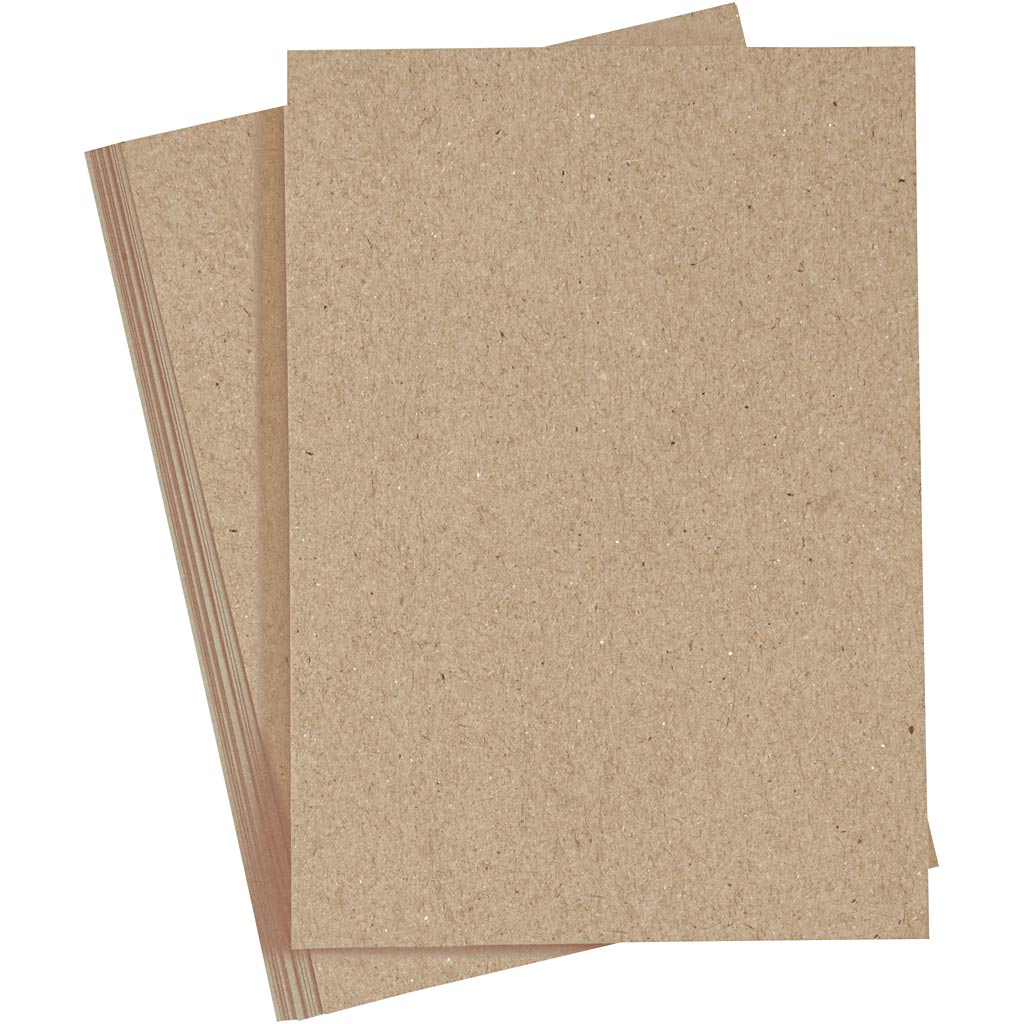Creativ company cardboard, a4, sheet 210x297 mm, 220 gr, natural, 10 pieces 1 box