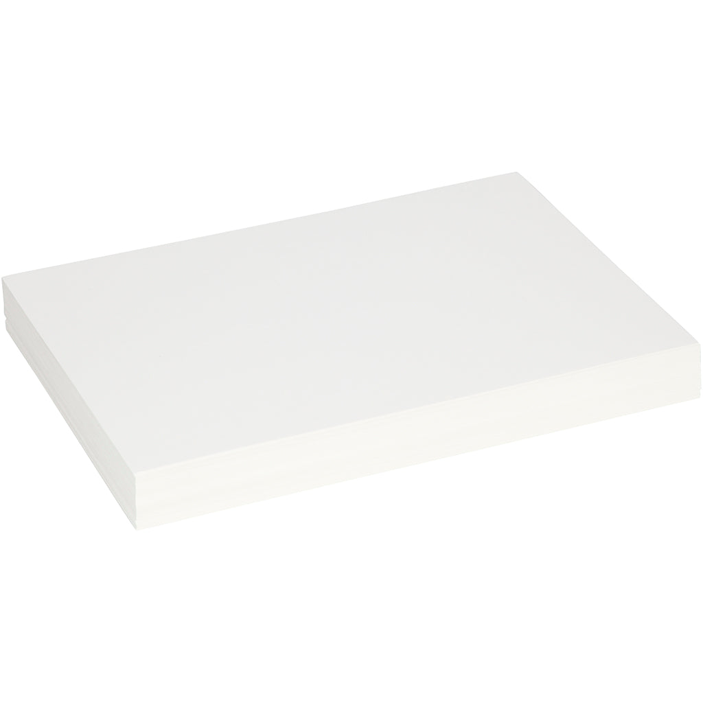 Creativ company construction cardboard, sheet 25.5x36 cm, thickness 0.4 mm, 250 g, white, 100 sheets 1 box
