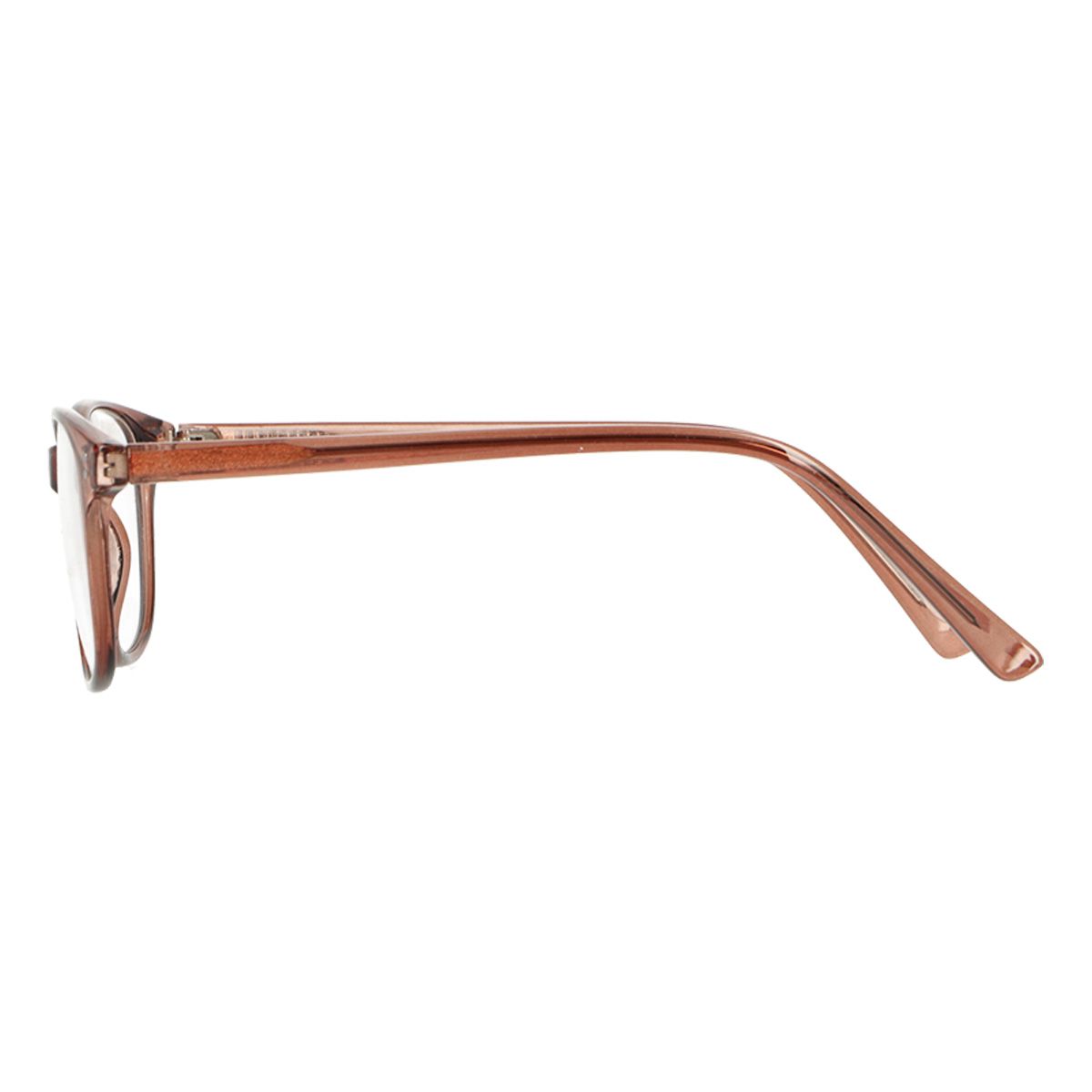 Spectrum reading glasses transparent brown 3.50