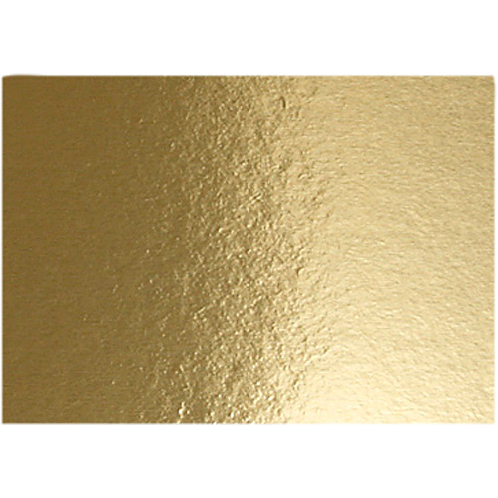 Creativ company metallic foil cardboard, a4, sheet 210x297 mm, 280 gr, gold, 10 sheets 1 box