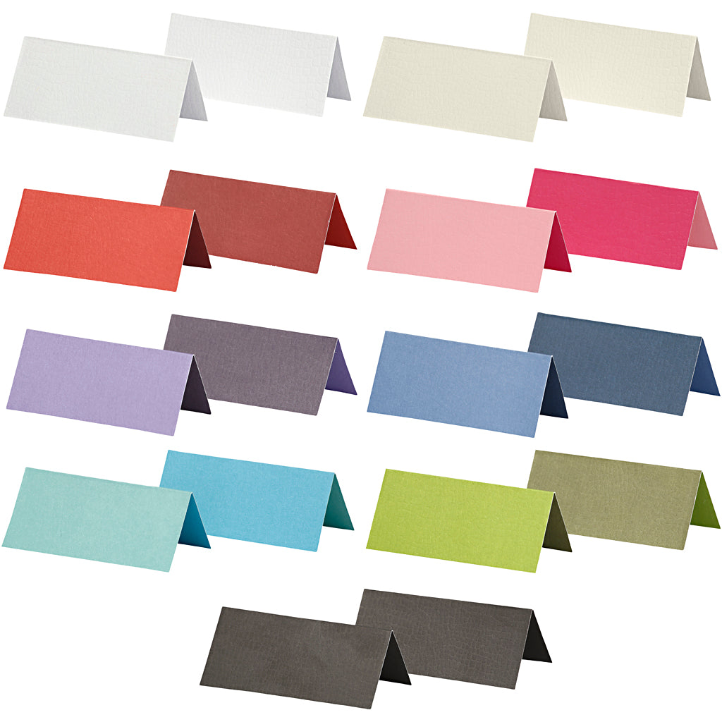 Creative company business cards, size 9x4 cm, contents may vary, 250 g, various colours, 30 boxes, 1 box