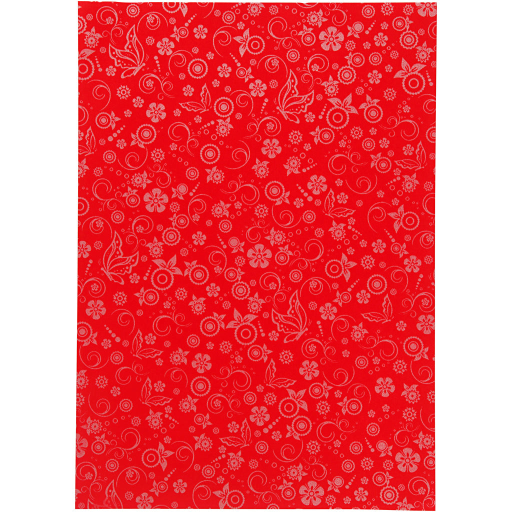 Creativ company paper, A4, sheet 210x297 mm, 80 gr, red, 20 sheets 1 box