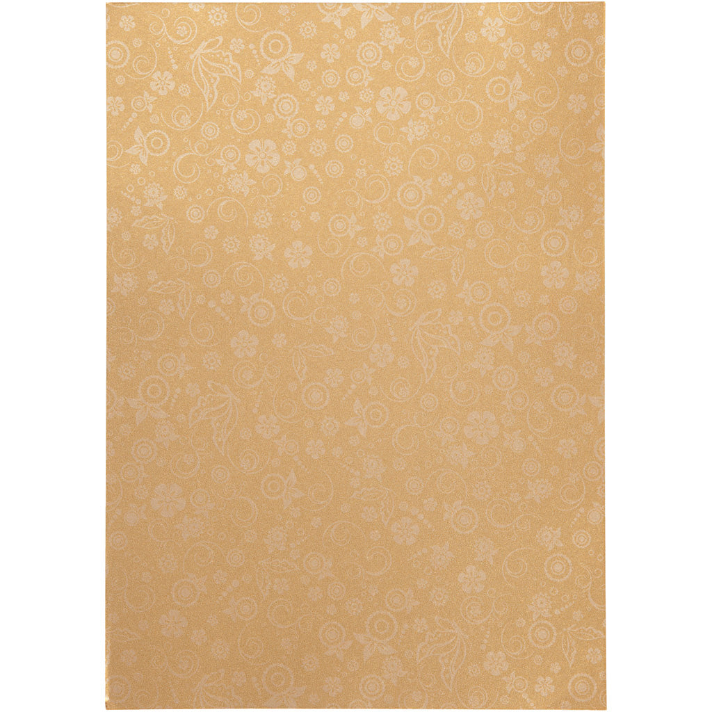 Creativ company paper, a4, sheet 210x297 mm, 80 gr, gold, 20 sheets 1 box