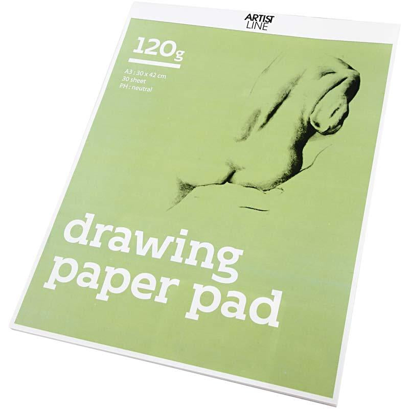 Creativ company drawing board, a3, sheet 297x420 mm, 120 gr, white, 30 sheets 1 box