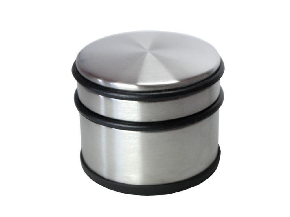 Svenska living deurstopper ø9x7,5cm mat staal