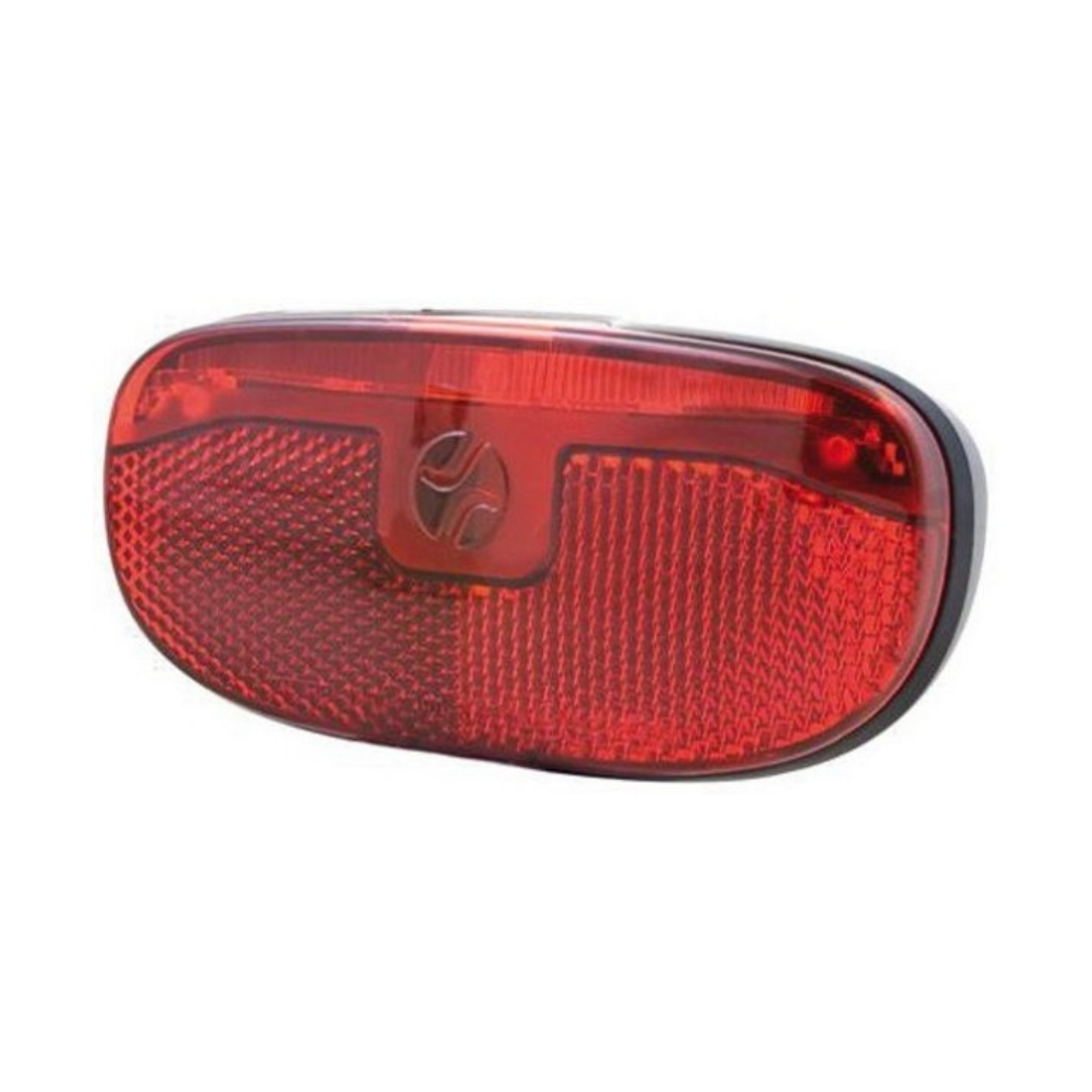 Spanninga LED Duxo rear light, 80mm mounting, including batteries (workshop packaging)