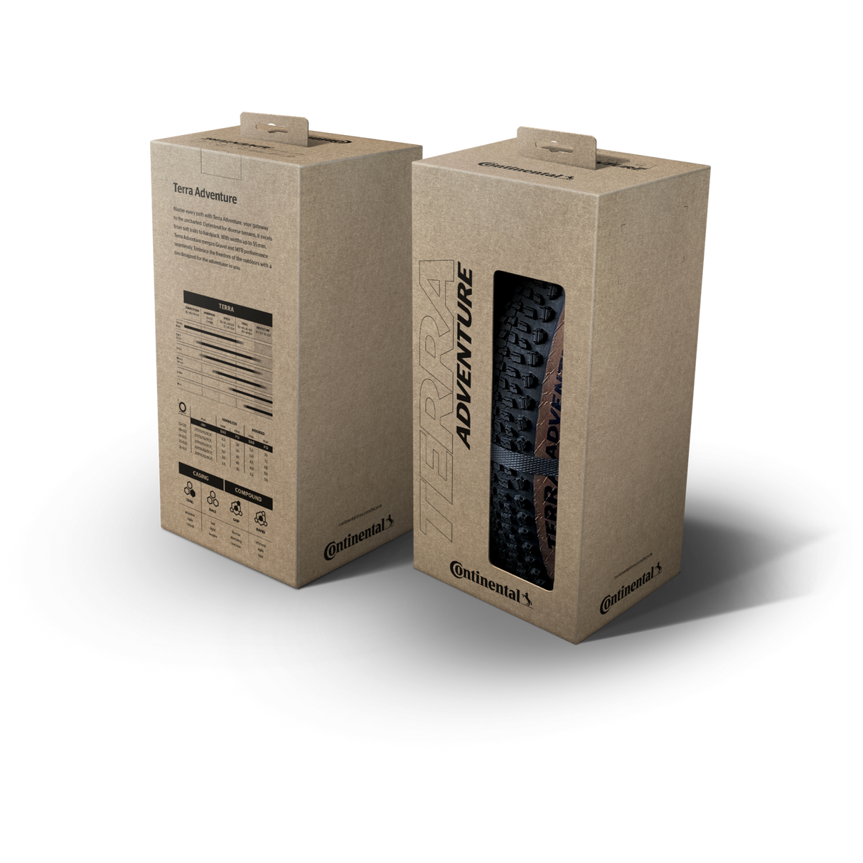 Pneumatico pieghevole Continental Terra Adventure 50-622 tr nero tr