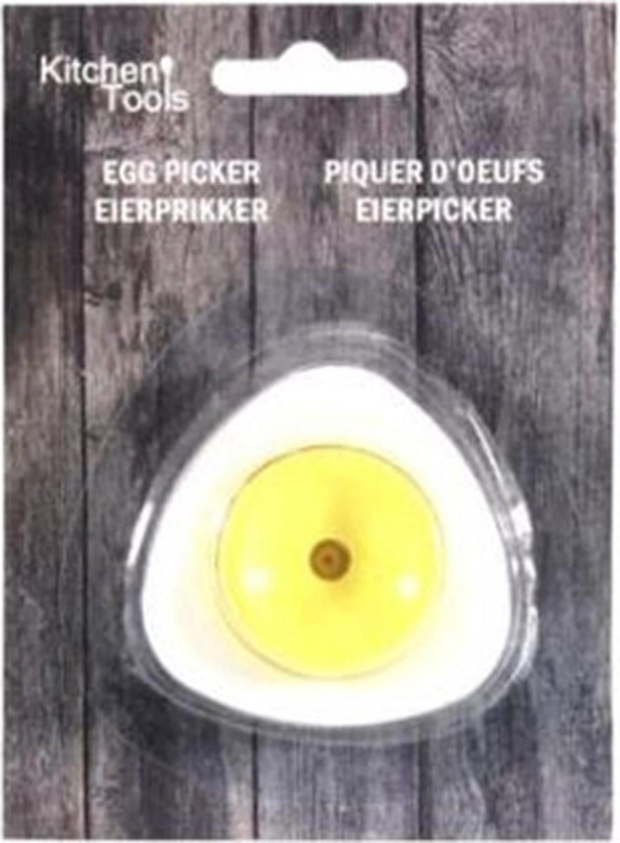 Kitchen tools eierprikker geel wit