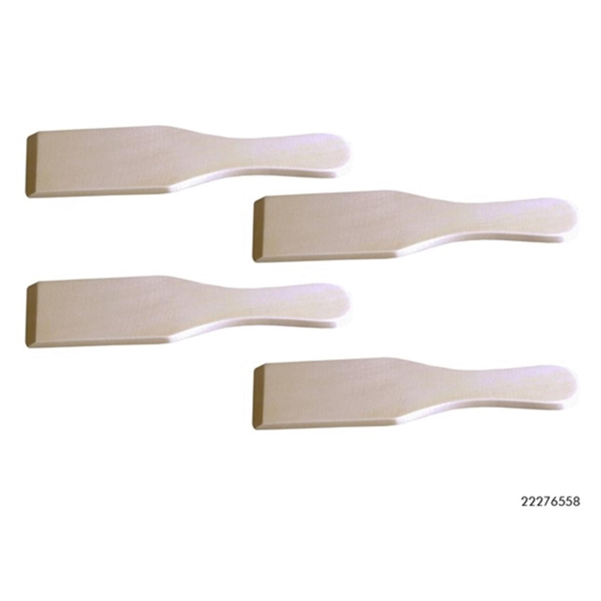No brand wooden gourmet spatulas 4 pieces
