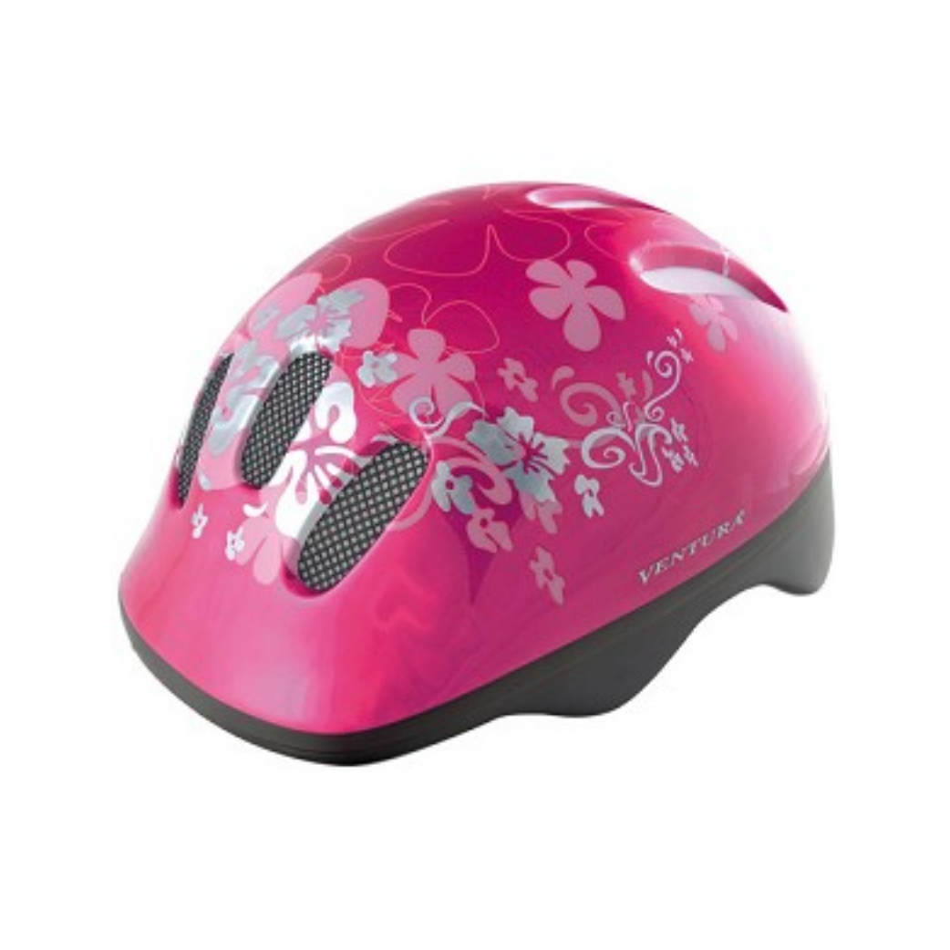 Helm Kand Pink Blummen s (52-57Cm)