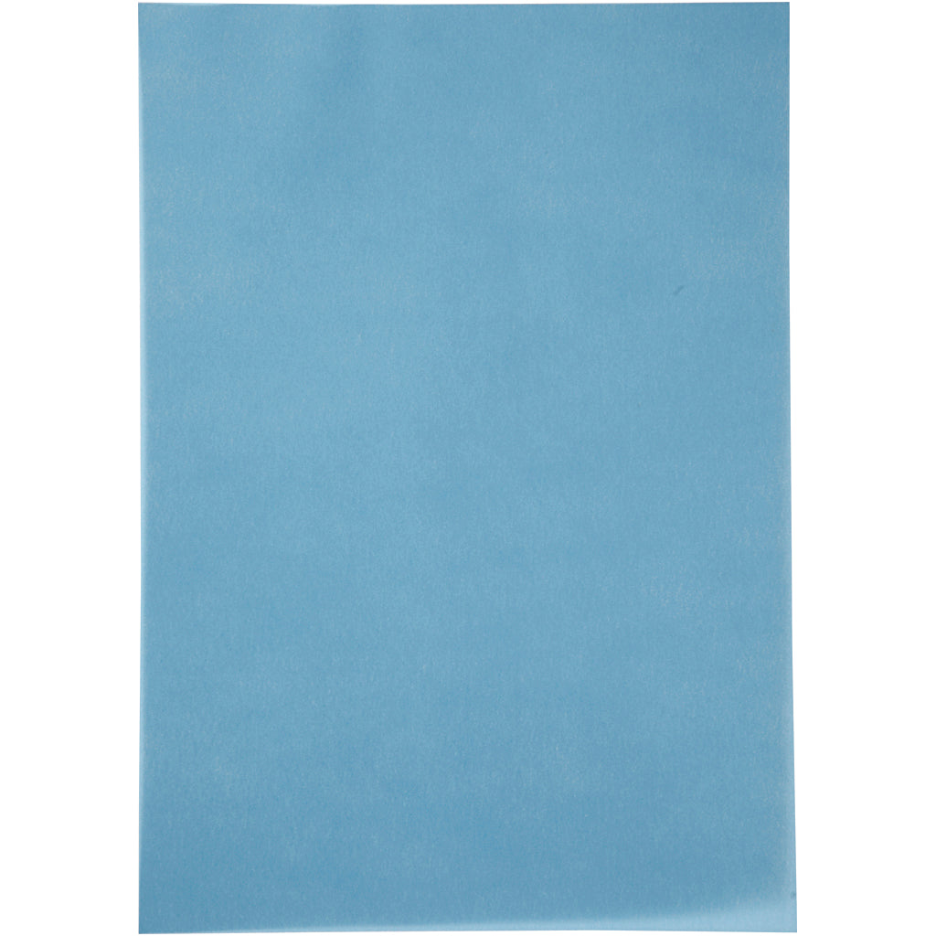 Creativ company vellum paper, A4, sheet 210x297 mm, 100 g, blue, 10 sheets 1 box