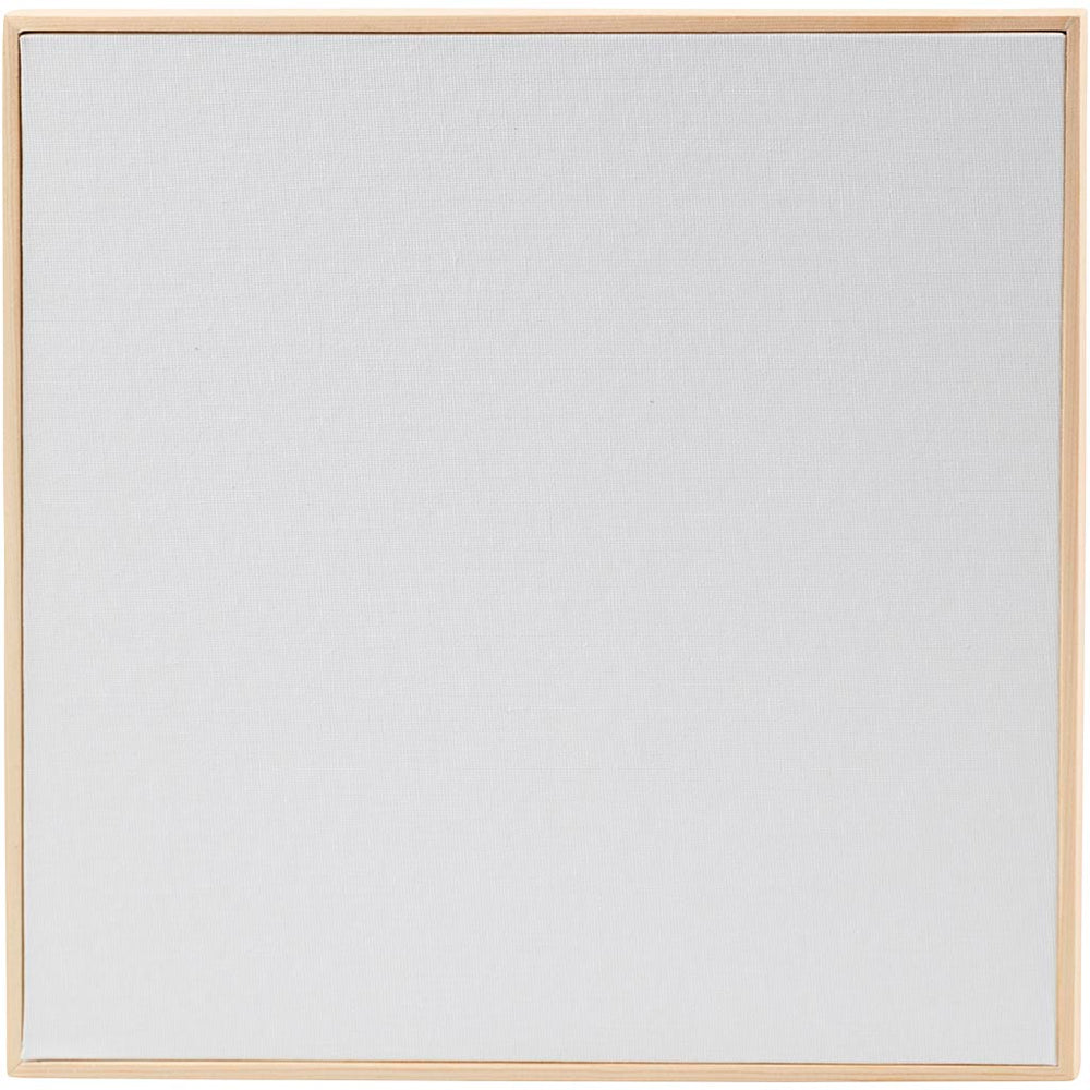 Creativ company canvas panel with frame, size 30x30 cm, 280 g, white, 1 piece