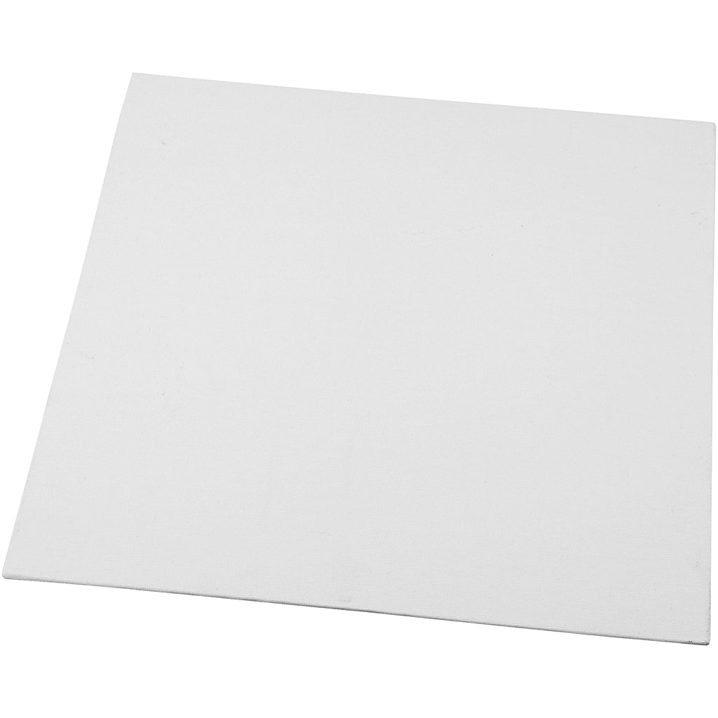 Creativ company canvas panel, size 30x30 cm, thickness 3 mm, 280 g, white, 1 piece