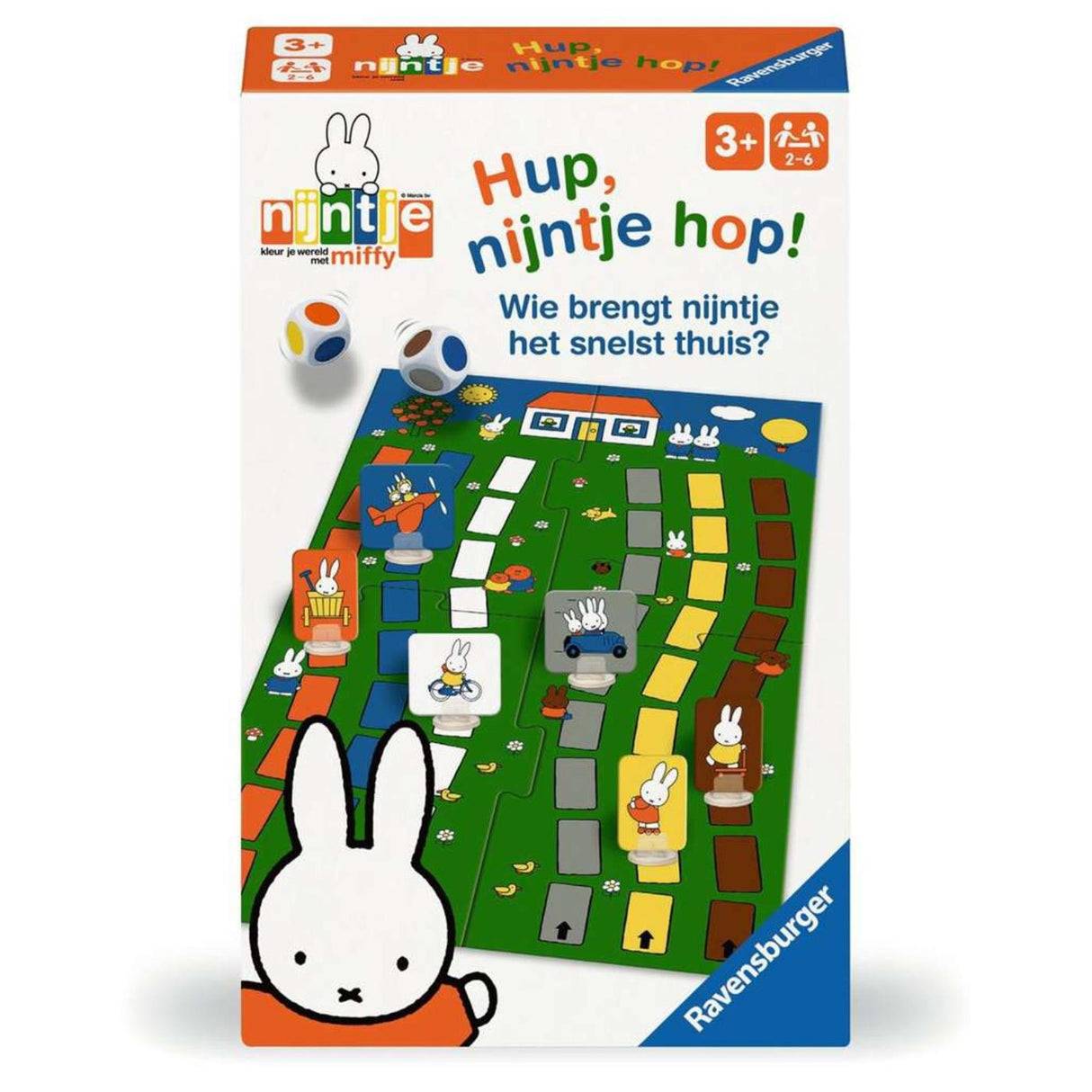 Igra s kockami Ravensburger hop Miffy hop