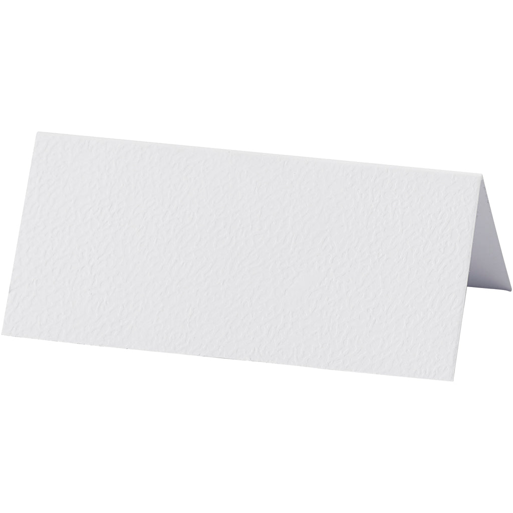 Creative company business cards, size 9x4 cm, 220 g, white, 20 pieces in a box