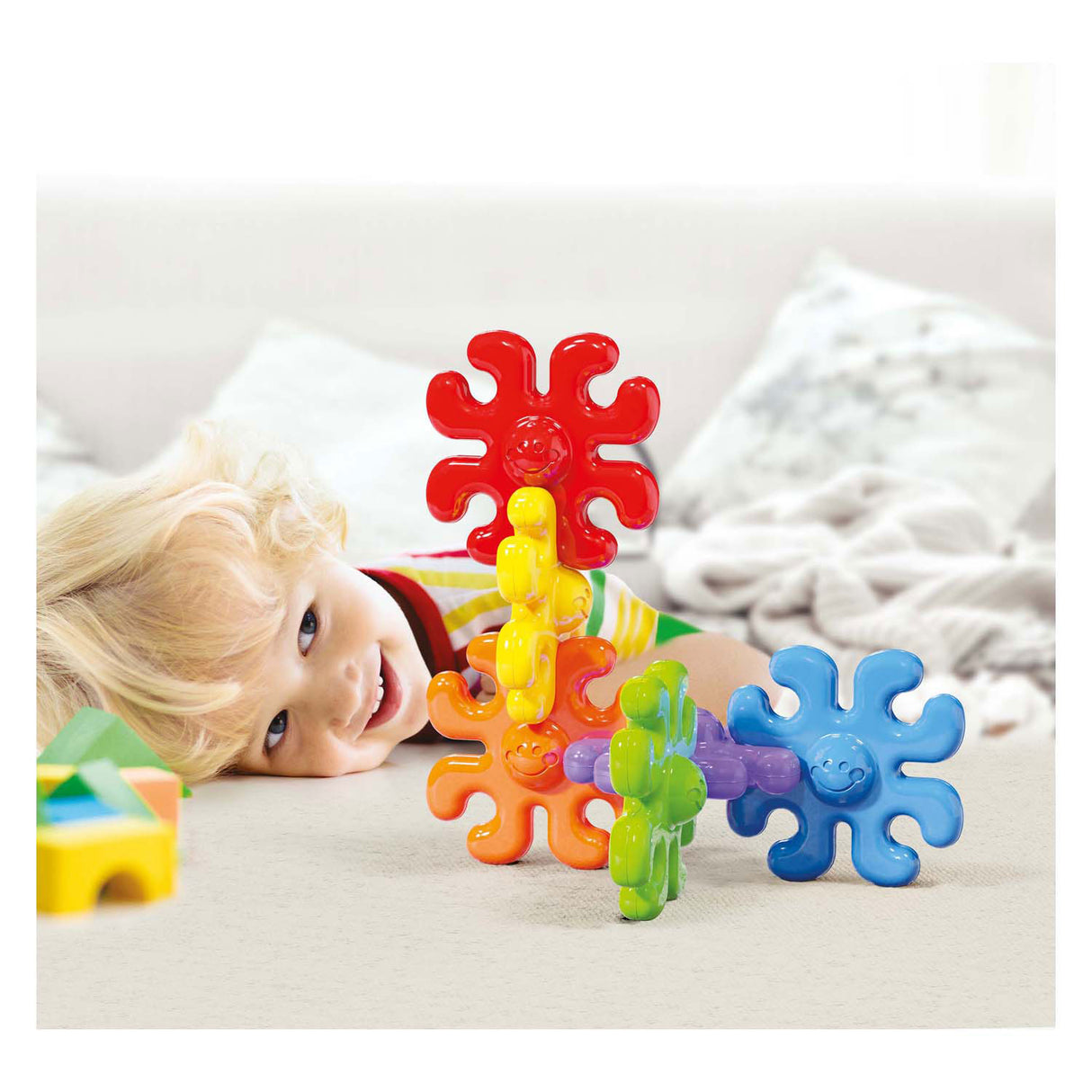 Quercetti Building Shapes Octopus, 6pcs.