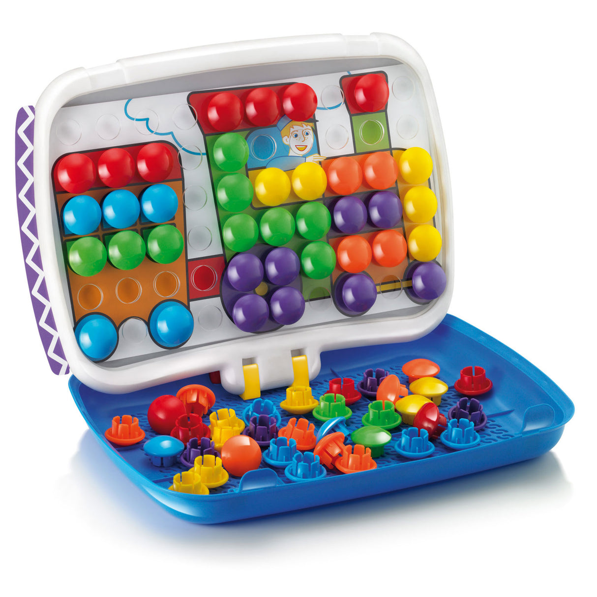 Quercetti Pristop Mosaic Combi Junior, 60 zatičev