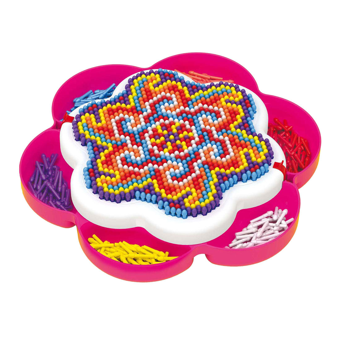 Quercetti Pixel Art Mandala, 1200 Pins