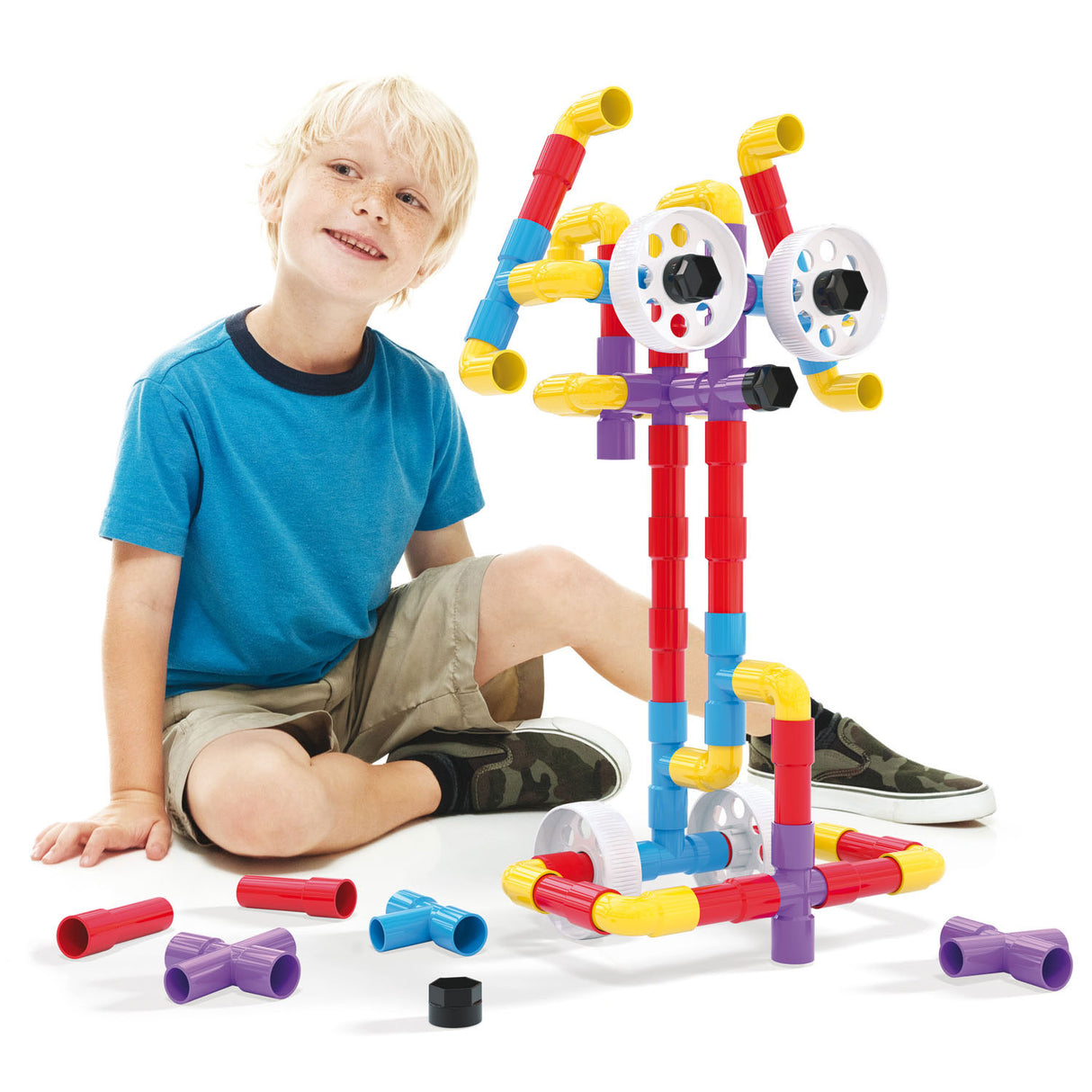 Set di costruzione di tubi Quercetti, 68dlg.