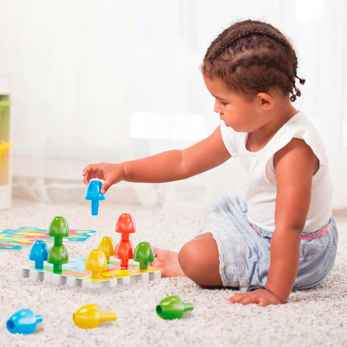 Quercetti jumbo insert pins, 20pcs.