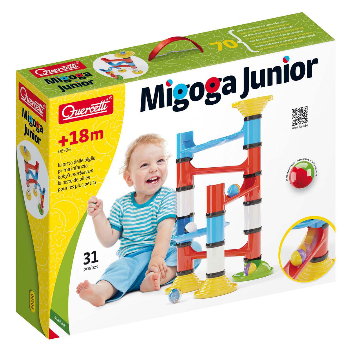 Quercetti migoga junior, 31 pcs.
