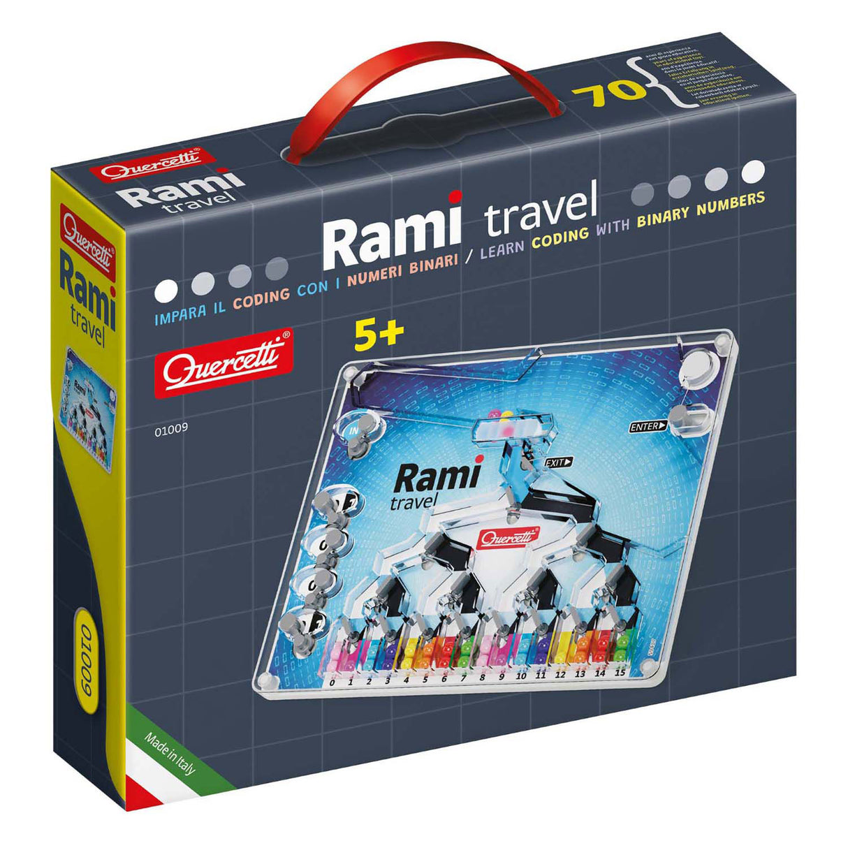 Quercetti travel game intelligent rami