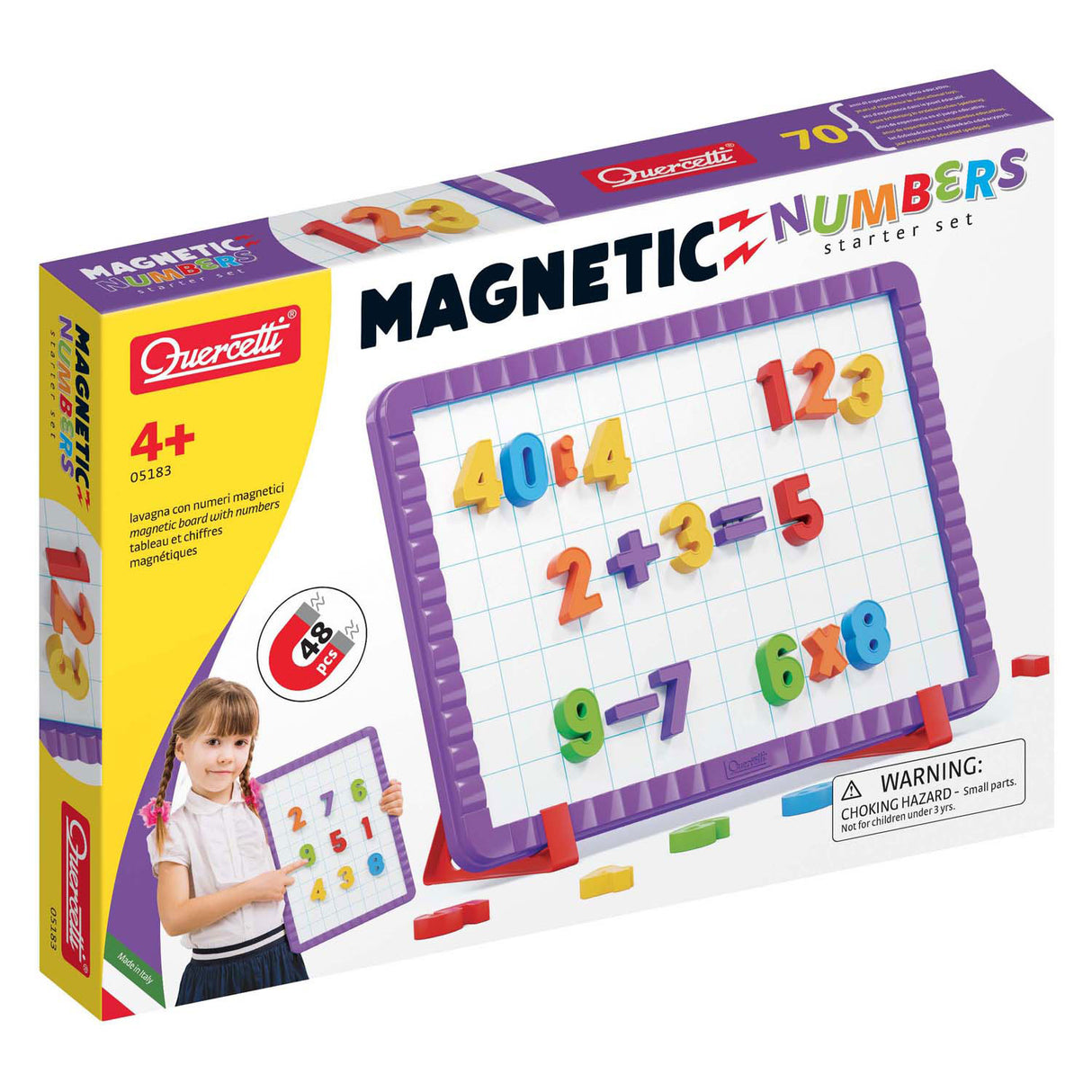 Quercetti magnetic board basic numbers