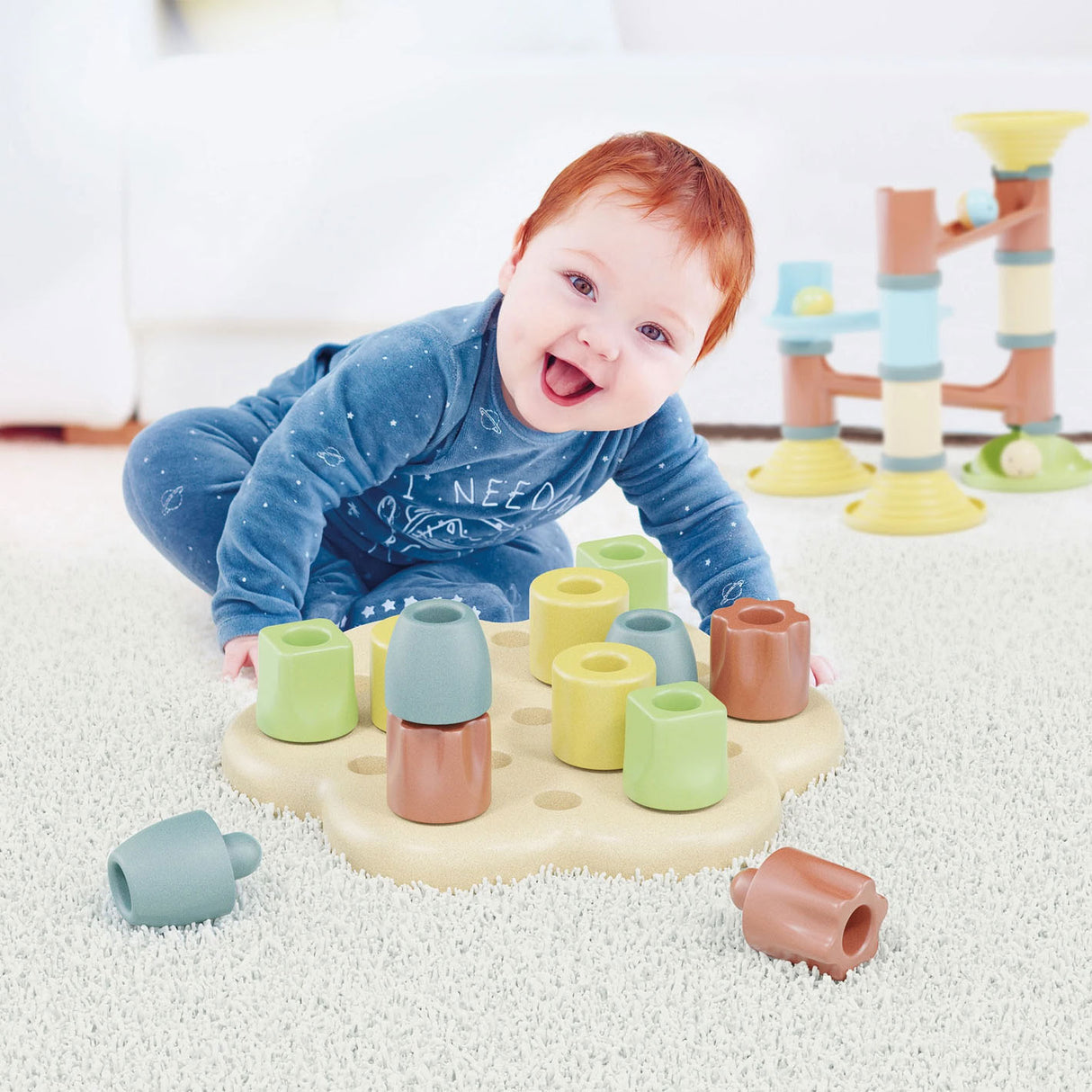 Quercetti Playbio Maxi Cuir isteach bioráin, 13 ríomhaire