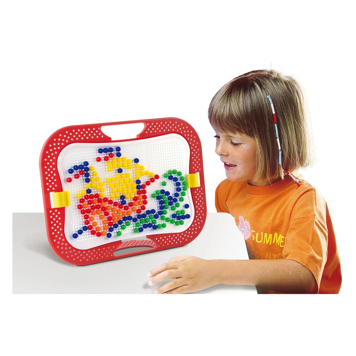 Quercetti Fantacolor Design Pegboard Set, 300 pegs