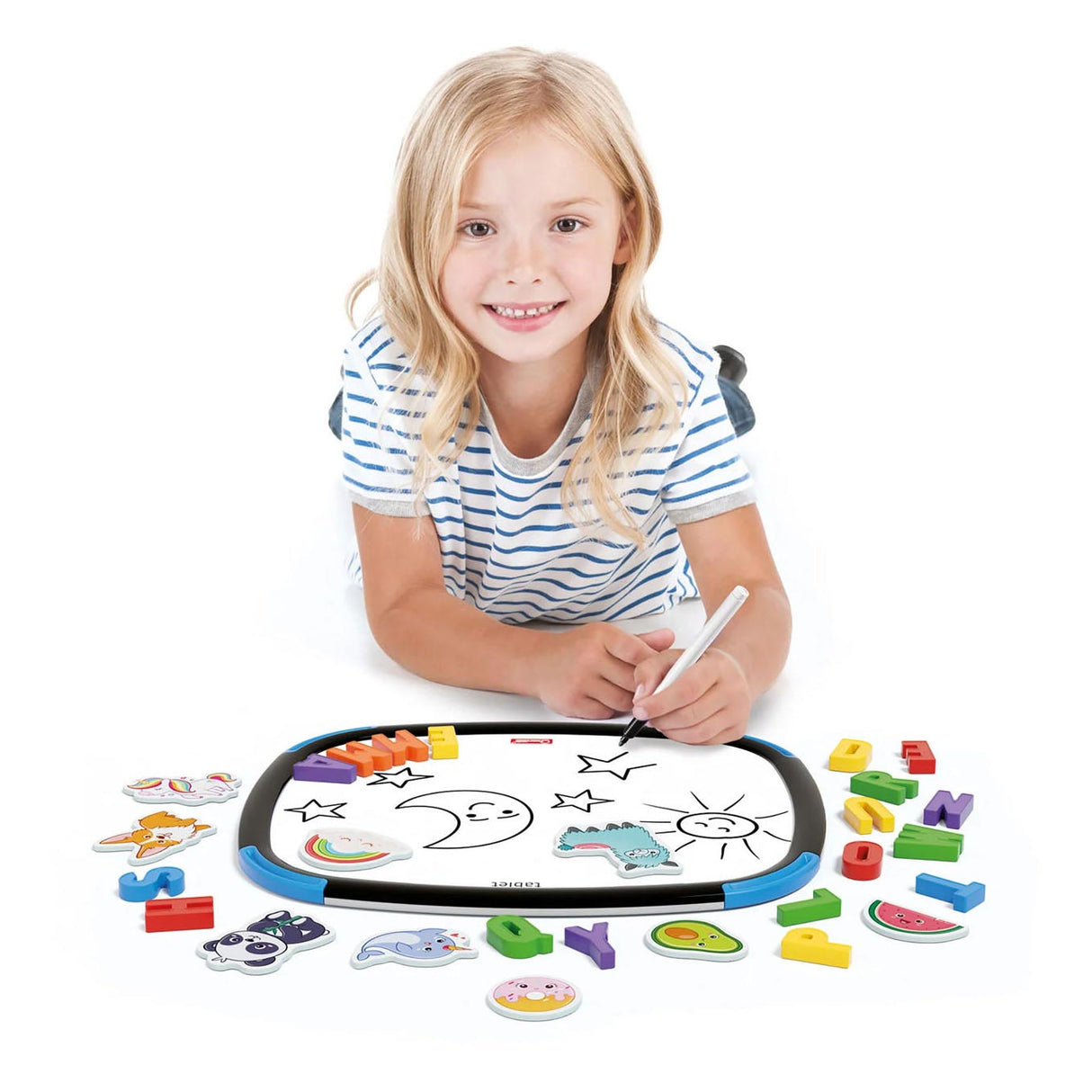 Quercetti Magnet Tablet grundläggande bokstäver