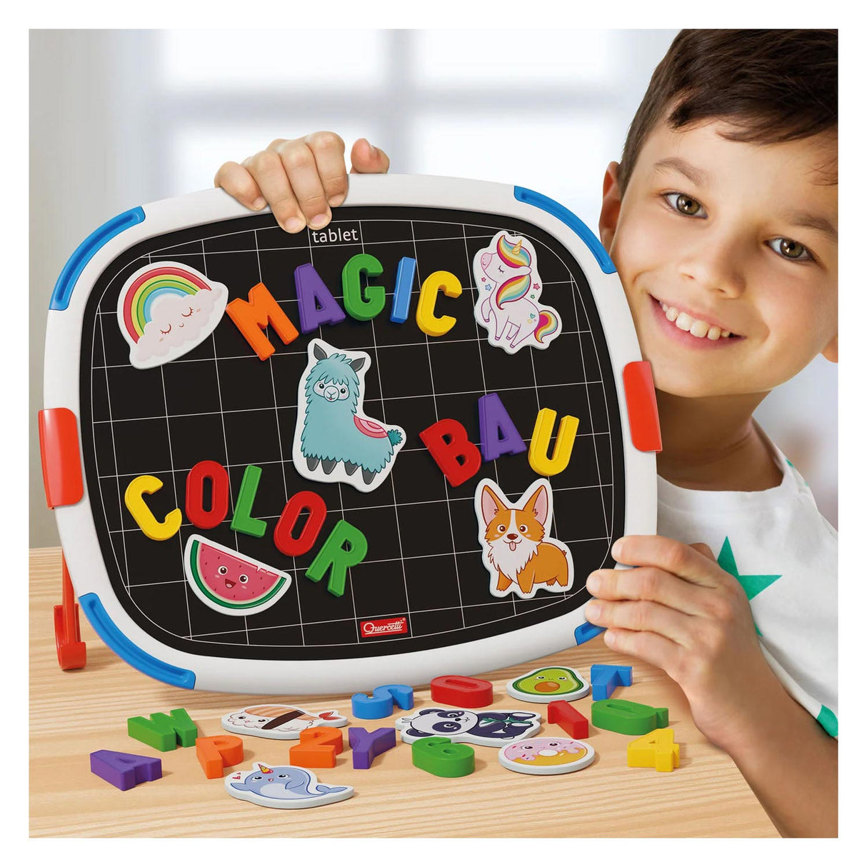 „Quercetti Magnet Tablet“ pagrindinės raidės